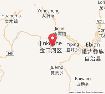 Map of Hepingyizu, Sichuan