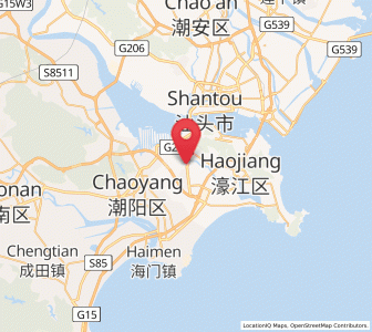 Map of Hepu, Guangdong