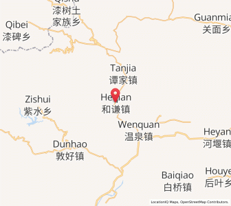 Map of Heqian, Chongqing