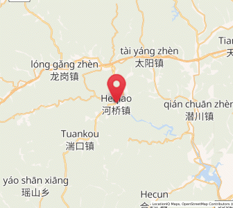 Map of Heqiao, Zhejiang