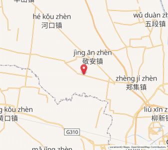 Map of Heqiao, Jiangsu