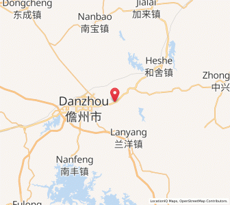 Map of Heqing, Hainan