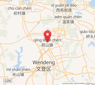 Map of Heshan, Shandong