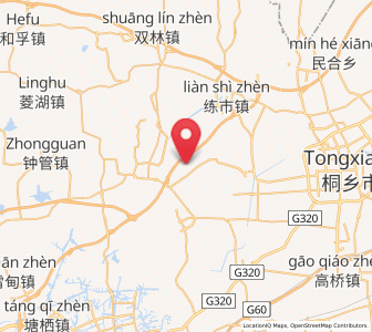 Map of Heshan, Zhejiang