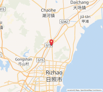 Map of Heshan, Shandong