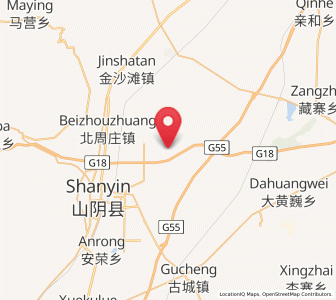 Map of Heshengbao, Shanxi