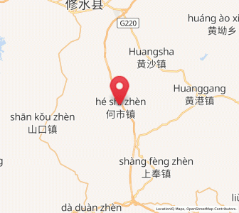 Map of Heshi, Jiangxi