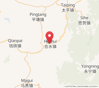 Map of Heshui, Guangdong