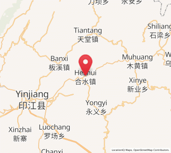 Map of Heshui, Guizhou
