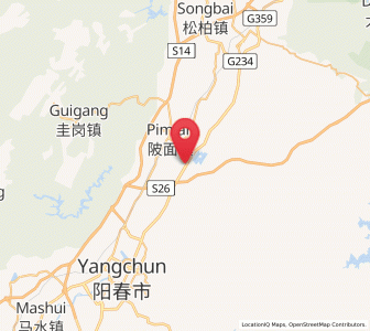Map of Heshui, Guangdong
