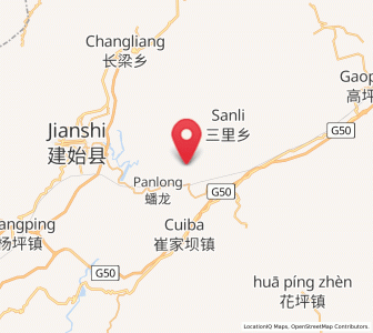 Map of Heshuiping, Hubei