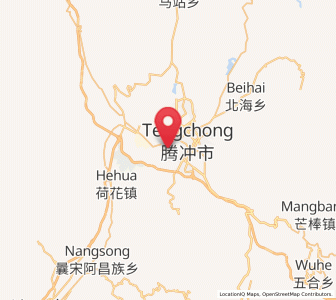Map of Heshun, Yunnan
