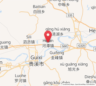 Map of Hetan, Jiangxi