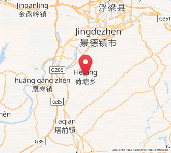 Map of Hetang, Jiangxi