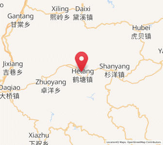 Map of Hetang, Fujian