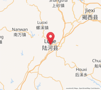 Map of Hetian, Guangdong