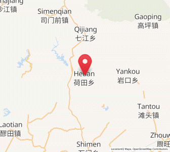 Map of Hetian, Hunan