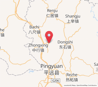 Map of Hetou, Guangdong