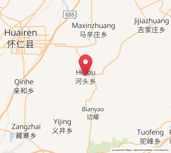 Map of Hetou, Shanxi