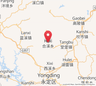 Map of Hexi, Fujian