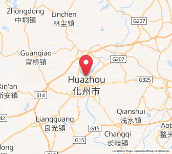 Map of Hexi, Guangdong