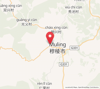 Map of Hexi, Heilongjiang