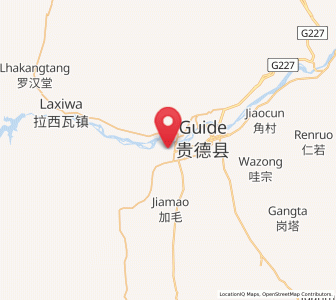 Map of Hexi, Qinghai