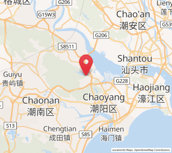 Map of Hexi, Guangdong