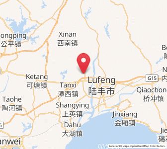 Map of Hexi, Guangdong