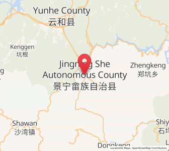 Map of Hexi, Zhejiang