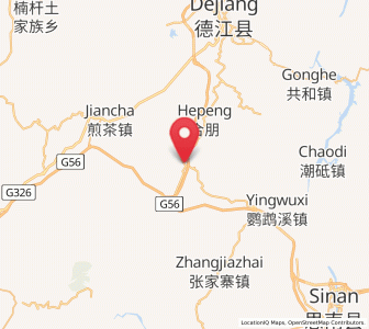 Map of Hexing, Guizhou
