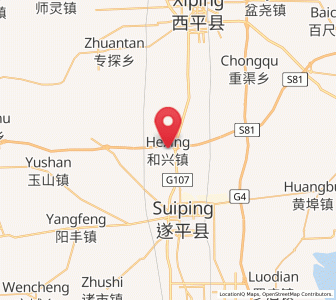 Map of Hexing, Henan