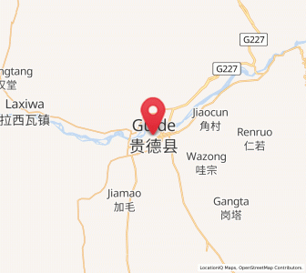 Map of Heyin, Qinghai