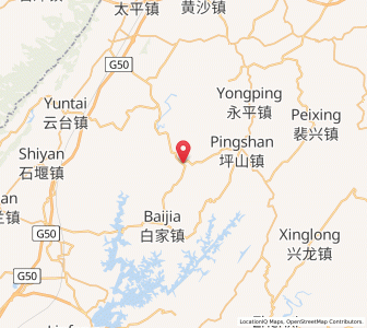 Map of Heyou, Chongqing