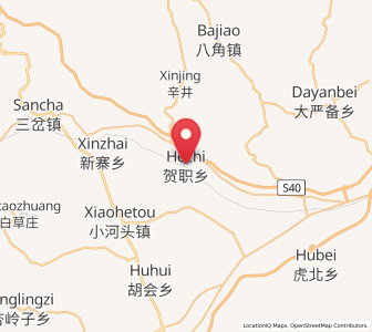 Map of Hezhi, Shanxi