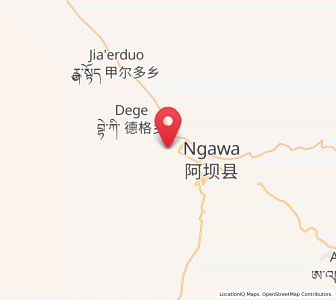 Map of Hezhi, Sichuan