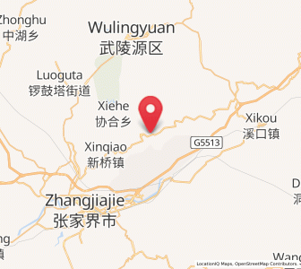 Map of Hezuoqiao, Hunan