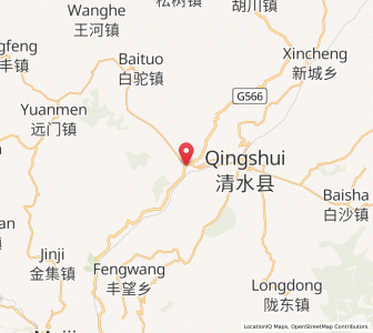 Map of Hongbao, Gansu