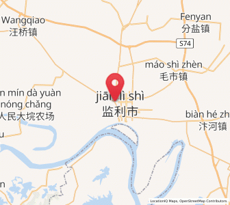 Map of Hongcheng, Hubei