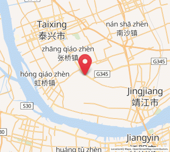 Map of Hongguang, Jiangsu