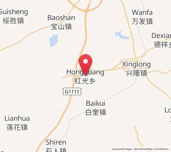 Map of Hongguang, Heilongjiang