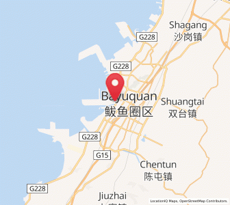 Map of Honghai, Liaoning