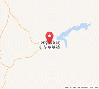 Map of Honghua’erji, Inner Mongolia