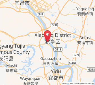 Map of Honghuatao, Hubei