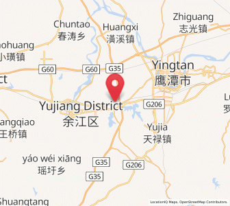 Map of Honghuxiang, Jiangxi