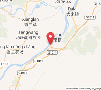 Map of Hongkeli, Heilongjiang