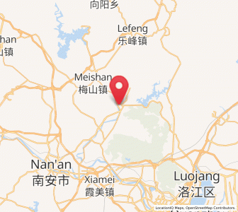 Map of Honglai, Fujian