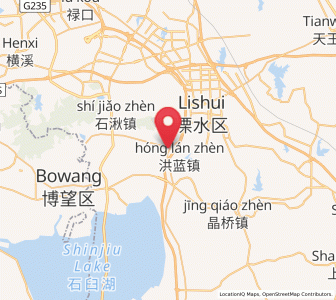 Map of Honglan, Jiangsu