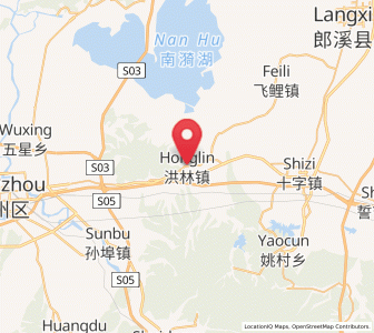 Map of Honglin, Anhui