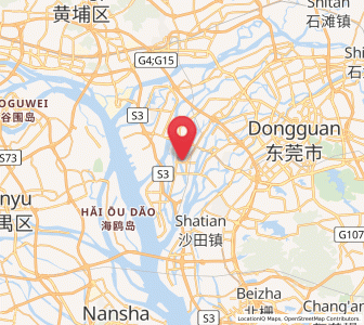 Map of Hongmei, Guangdong